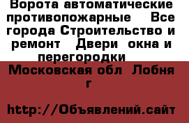 Ворота автоматические противопожарные  - Все города Строительство и ремонт » Двери, окна и перегородки   . Московская обл.,Лобня г.